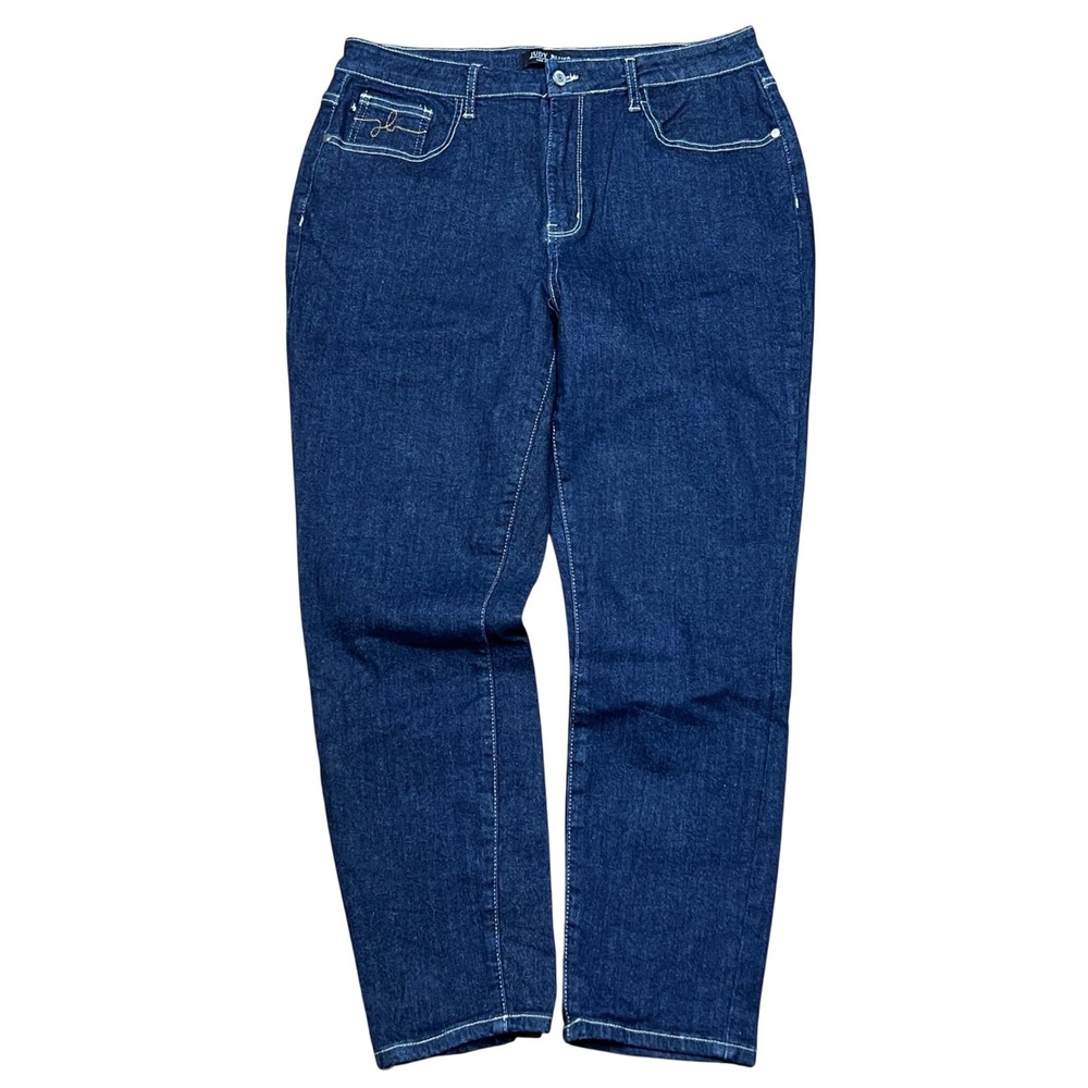 Judy Blue Mom Jeans Dark Wash High Rise Tapered Leg JB88273 DK Womens 15/32 - Picture 7 of 16